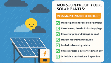 Monsoon Solar Panel Maintenance