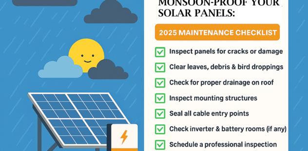Monsoon Solar Panel Maintenance